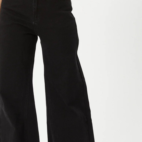 Afends | Wide Leg Jeans Cream - Picture 7 of 7